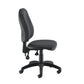 Black office chair on a white background