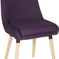 Welcome Reception Chair (Sold in Pairs) in plum.