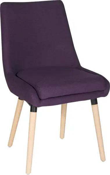 Welcome Reception Chair (Sold in Pairs) in plum.