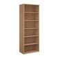 Wooden Bookcase in beech finish. 