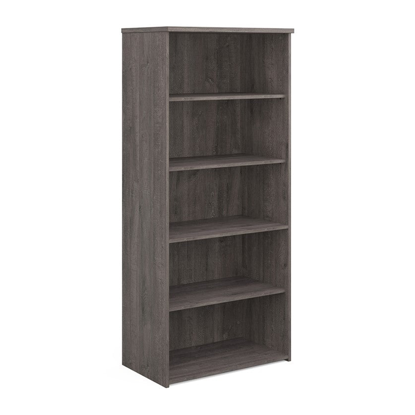 Wooden Bookcase in grey finish.