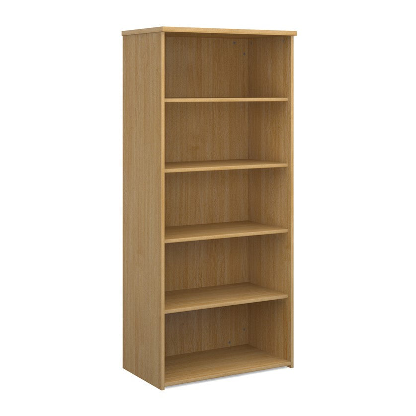Wooden Bookcase in oak finish.