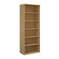 Wooden Bookcase in oak finish. 