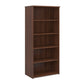 Wooden Bookcase in walnut finish.