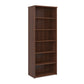 Wooden Bookcase in walnut finish.