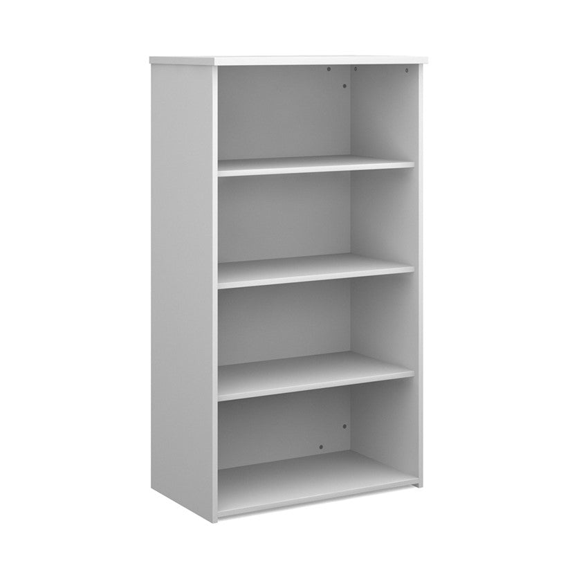 Wooden Bookcase in white finish.
