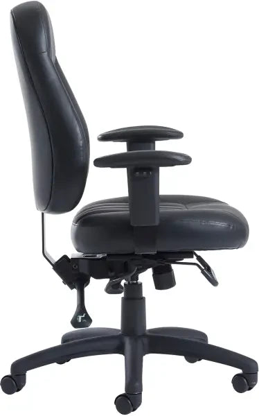 Zeus Medium Back 24hr Task Chair side view