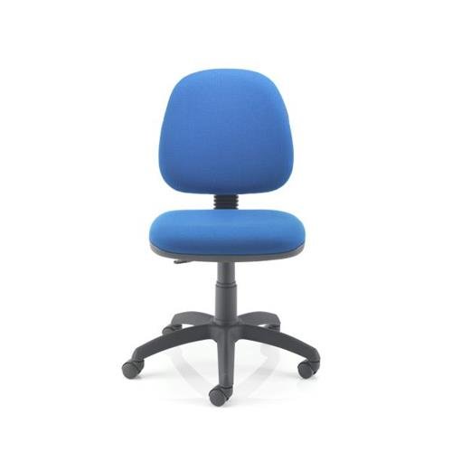 Zoom Mid-Back Operator Chair Blue Front
