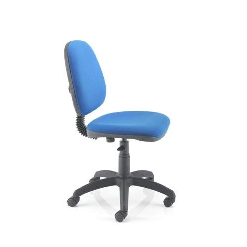 Zoom Mid-Back Operator Chair Blue Side