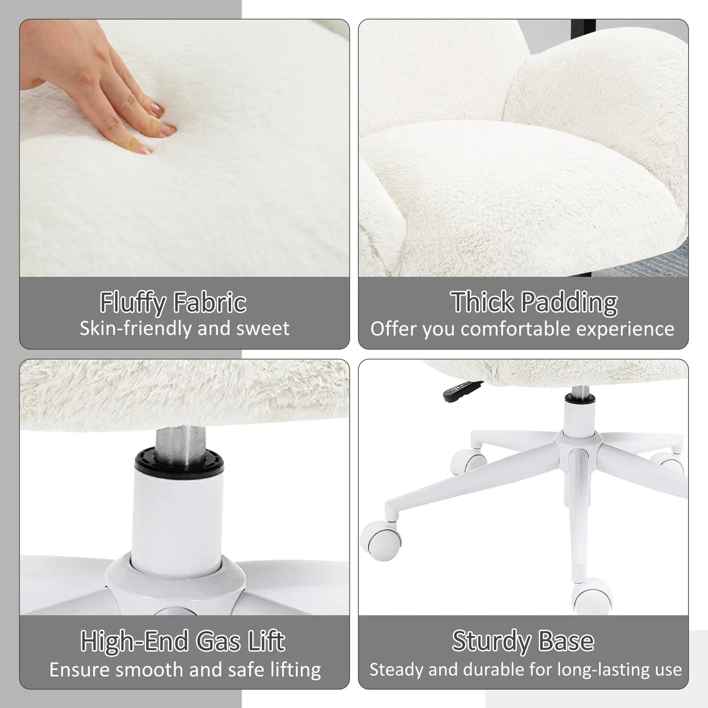 Alice Fluffy Desk Chair