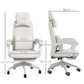 Ergonomic Office Chair, High Back Fabric Work Chair with 160 ° Reclining Backrest
